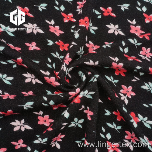 Soft Breathable Rayon Printed Fabric For Sleep Dress